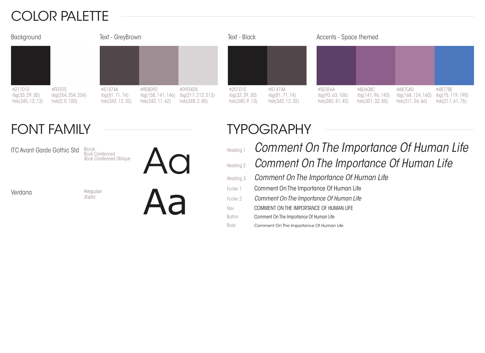 Digital Styleguide